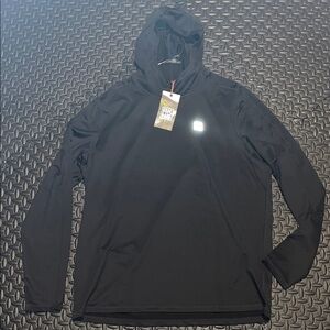 AKHG Duluth Trading Base Layer Hoodie Black Mens XL NWT